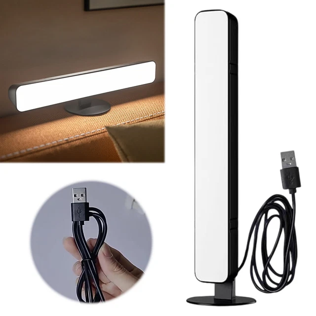 Double Desk Lamp Rechargeable Light For Bedroom Eye-Caring