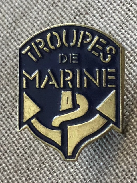 INSIGNE DES TROUPES de marine 1980 - miniature attache pins EUR 10,90 ...