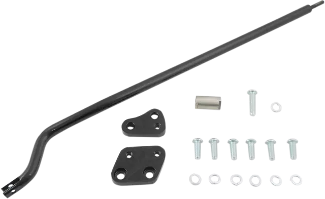 77445 Black Forward Control Relocation Kit Harley Fxdl 1340 Dyna Low Rider 1995