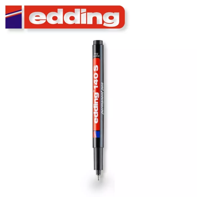 Edding 140 S Faserstift schwarz permanent Folienschreiber Marker 0,3mm