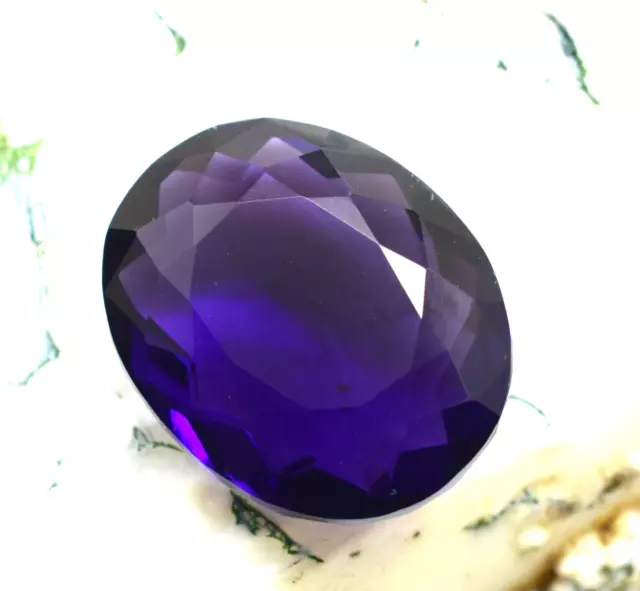 Exquisite Natural Purple Amethyst 100.00 Ct Oval Cut Certified Loose Gemstone