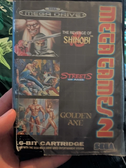 Mega Games 6 - Sega Megadrive PAL Boxed - Shinobi, Golden Axe, Streets of Rage