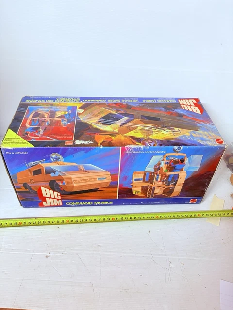 Boîte Vide Vintage Mattel – Hélicoptère Big Jim – Collection – Pas De Jouet