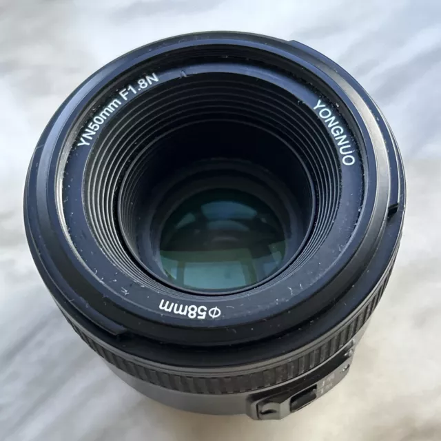 YONGNUO YN50mm F1.8 AF Full-Frame Standard Lens for Nikon Camera