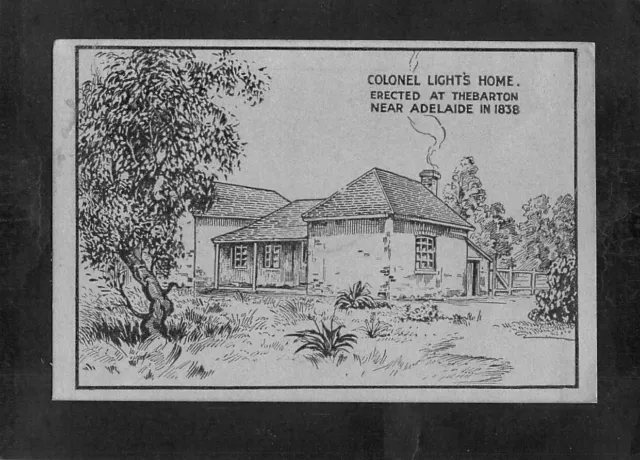 D8662 Australia Sa Colonel Lights House near Adelaide Artist postcard