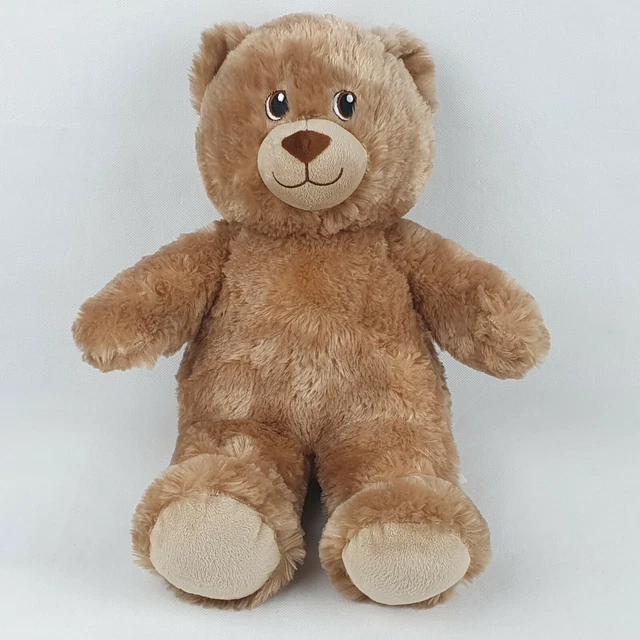 BAB Build a Bear Light Brown Plush Teddy Bear Soft Stuffed Toy Brown Eyes 40cm