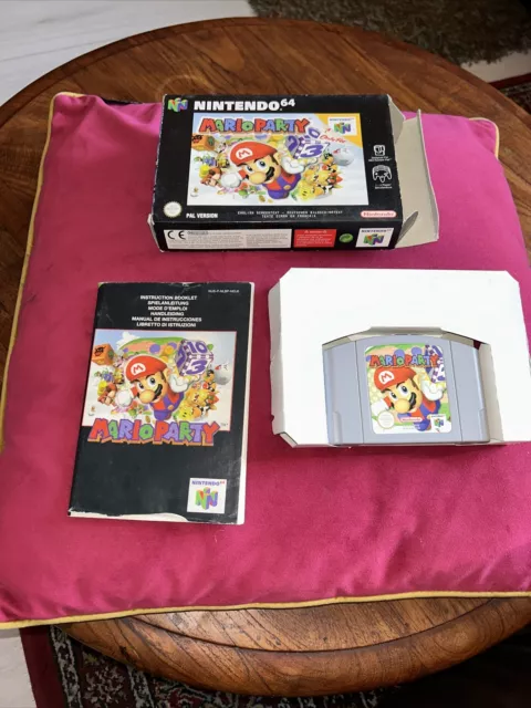 Mario Party N64 Nintendo 64 Boxed Complete PAL Very good condition