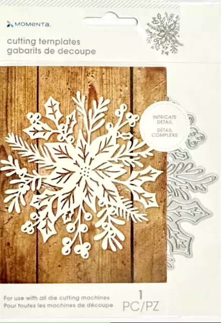 Momenta Cut & Emboss Mix & Match Dies ~Snowflake Code 39824