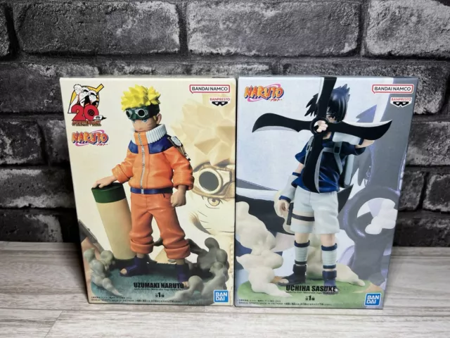 NARUTO Uzumaki Sasuke Uchiha Figure Set Memorable Saga Banpresto New  Authentic