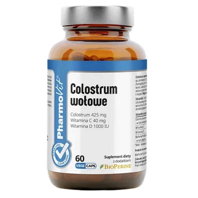 PHARMOVIT BOVINE COLOSTRUM – 60 capsules £16.59 - PicClick UK