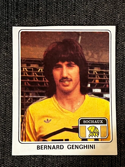 Carte Panini Football 85 #221 – Michel Platini & Bernard Genghini, France