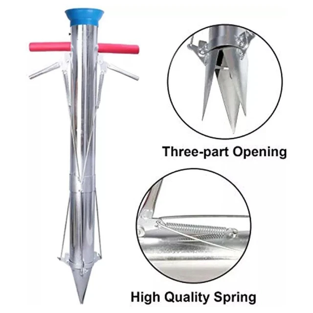 Trapiantatore Da Giardino In Acciaio Inox - Per Piantine, Bulbi E Talee, Con Manico Ergonomico - Foto 2