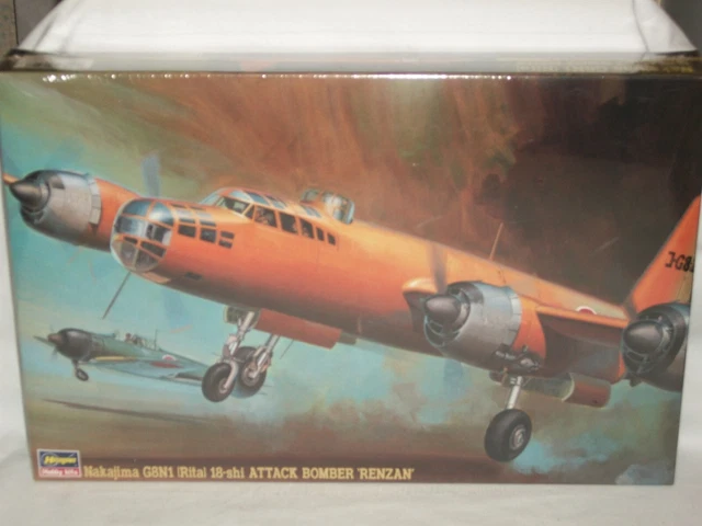 Hasegawa 1/72 Scale Nakajima G8N1 (Rita) 18-shi 'Renzan' - Factory Sealed