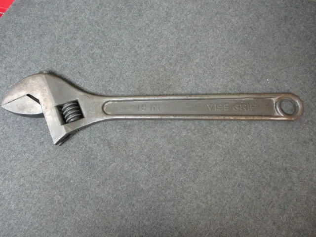 Original VISE GRIP Adjustable Wrench 18" Crescent Style Wrench