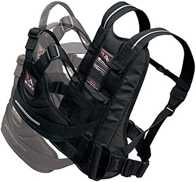 Child Motorcycle Safety Harness with Handles Reflective Material Black