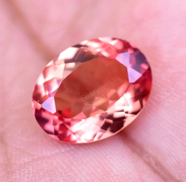 Saphir Padparadscha Naturel 13.20 Ct - Taille Trillion - Certifié AGL - Sri Lanka