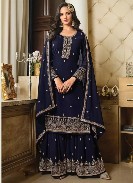 Kleid Salwar Pakistaner Party Kleidung Indian Kameez Designer Bollywood Hochzeit