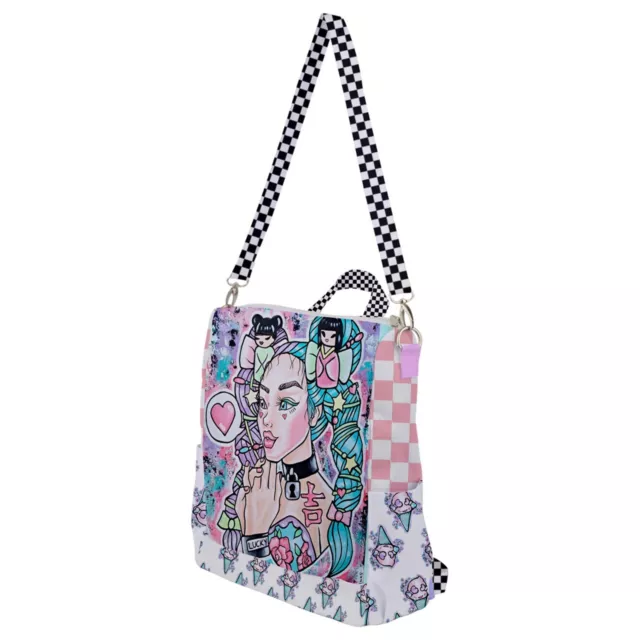 Kokeshi Love Kawaii Japanese  Purse Bag backpack Crossbody cute Handbag pastel