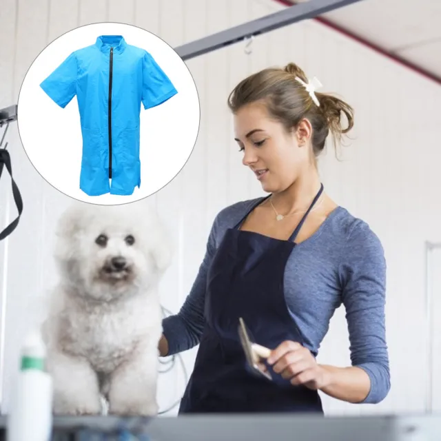 Peluquería de mascotas bata de limpieza ropa de trabajo para mujer chaqueta mascota