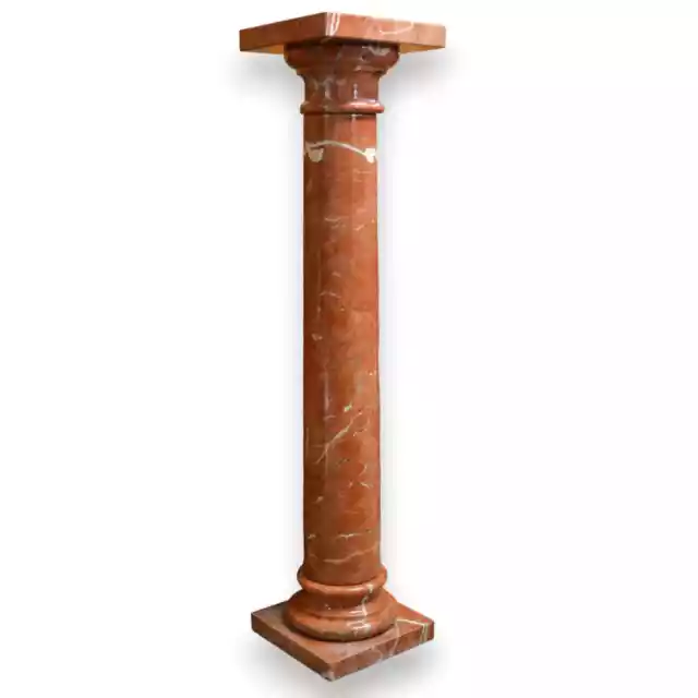 Colonna in Marmo Rosso Alicante H 100cm Italian Interior Design H 100cm