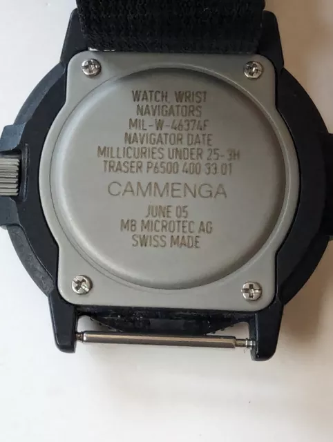 TRASER P6500 MILITARY Navigator Date Watch Mil-W-46374F NOS June 05 New ...
