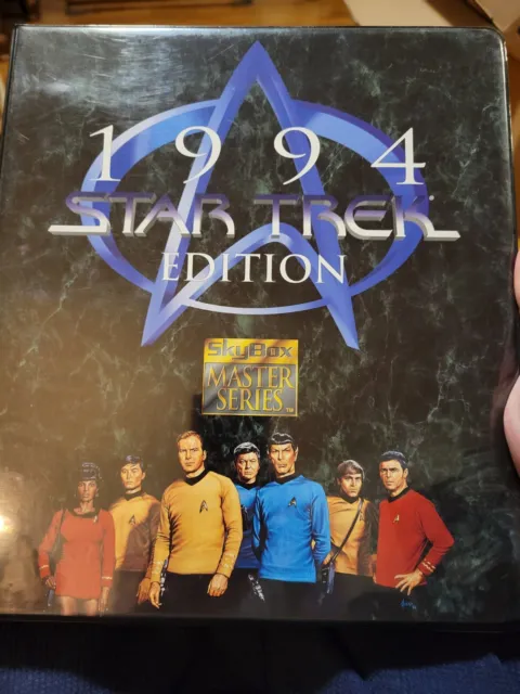 Star Trek Master Series 1 & 2 Base Sets +Inserts Promos W/ Album 1994 Skybox