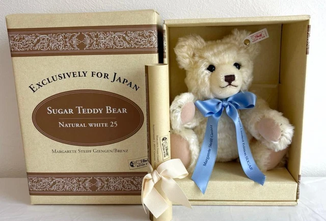 STEIFF SUGAR TEDDY Bear Natural White £198.49 - PicClick UK