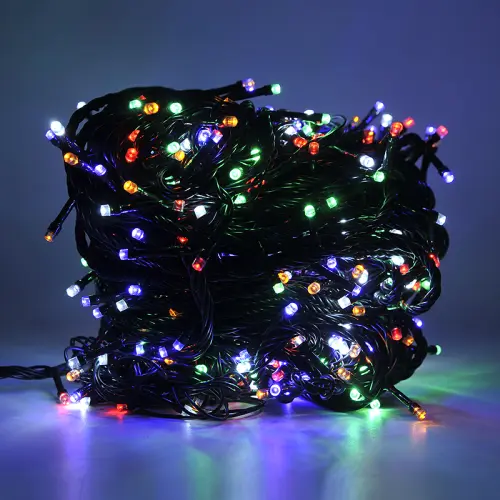 Serie 400 Luces de Navidad Para LED Multicolor 36M Cadena 8 Juegos para Exterior