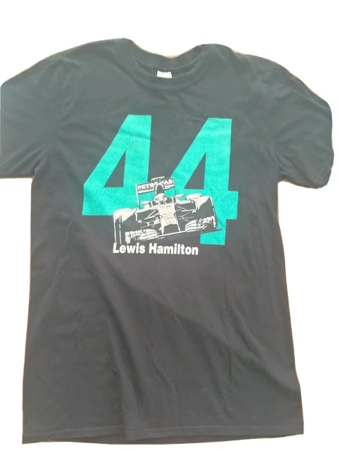 Maglietta Formula One Lewis Hamilton Graphic 44 F1 nera taglia M
