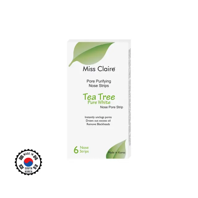 Miss Claire Tea Tree Nose Pore Strip (6 x 0,2 g) Livraison gratuite