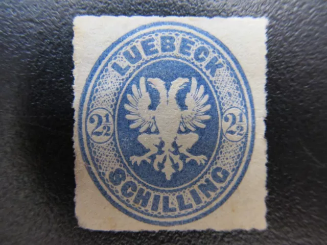 AD-Lübeck Nr. 11A, 1863, ungebraucht ohne gummi, BPP geprüft, Mi 70€ *KD519*