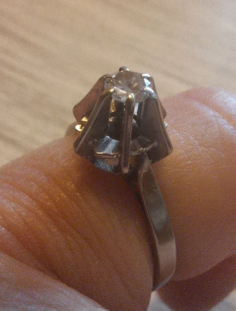Bague Alliance Guy Laroche Or 18 Carats Et Diamants - 4,98 G - Taille 48 - Occasion