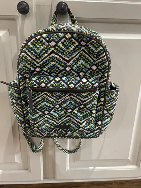 Vera Bradley Leighton Backpack -  Rain Forest Print