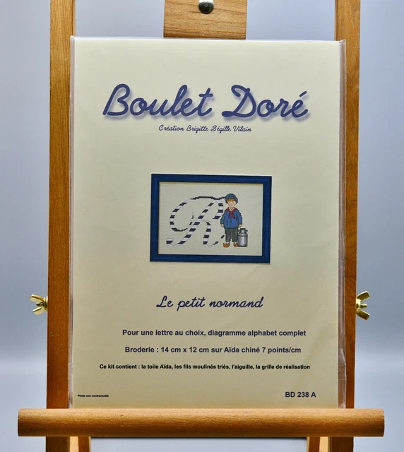 Kit De Point De Croix DMC 'Un Petit Peu Plus Près' - Motif 12.5x17.5cm - Réf. #141 - Occasion (emballage Ouvert)