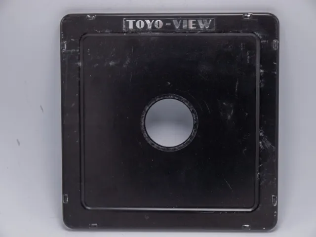 Toyo View 4x5" Camera Lens Board 158mm Square - 34.6mm Hole Copal 0