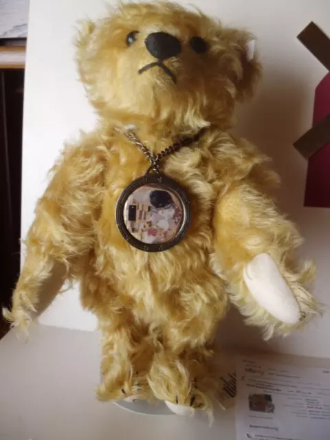 Steiff Teddy "Gustav-Klimt-Bär, 36 cm, m.Stimme