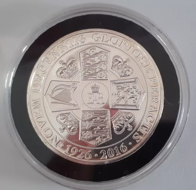 2016 Gibraltar half crown coin Queen Elizabeth II 90th Birthday