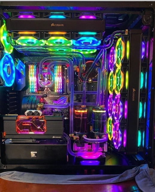 CUSTOM BUILT WATER Cooled Gaming PC AMD 3990X, RTX 2080TI, 256GB DDR4