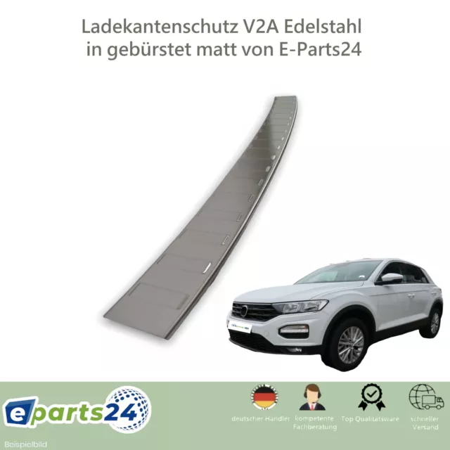 Ladekantenschutz Heckschutz für VW T-Roc A1 ab 2017- Edelstahl gebürstet