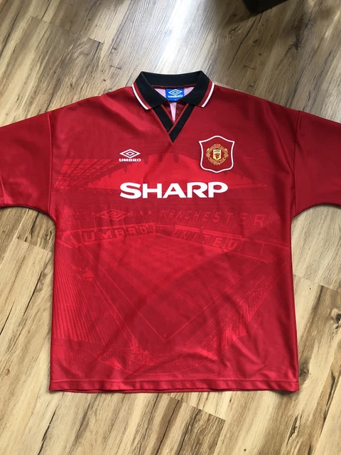 Original Manchester United Umbro Trikot Größe XL 90er 90s Vintage Retro