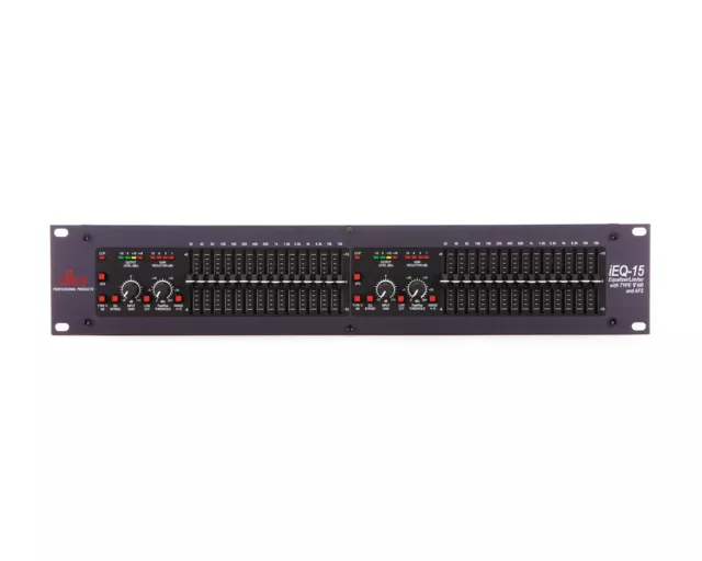 dbx DBX0007 IEQ15 Intelligent Dual 15-Band Equaliser 2U