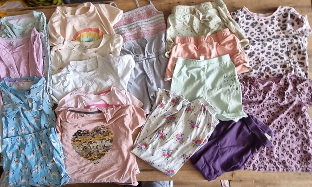 Huge Bundle Of Girls Age 7-8 Clothes Summer Cute