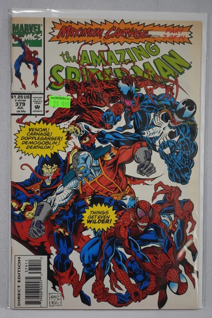 Amazing Spider-Man #379 (Jul 1993, Marvel)  Carnage Venom  NM