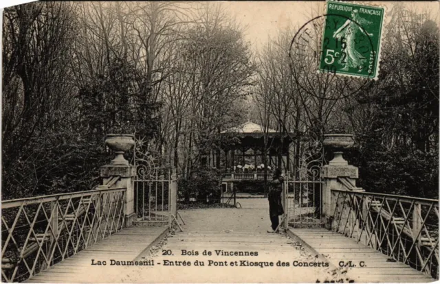 CPA Vincennes Lac Daumesnil Entree du Pont (1348925)
