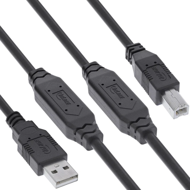 InLine Micro-USB 2.0 Kabel – 0,5 M, Schwarz, Mit Vergoldeten Kontakten – Für Smartphones, Tablets & Mehr