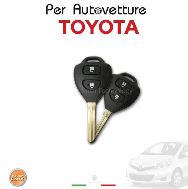 Pad In Gomma Di Ricambio Per Telecomando Auto A 3 Tasti – Compatibile Con Toyota Avensis, Corolla, RAV4