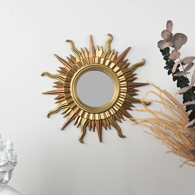 Sonne Mond Spiegel Wandbehang Schimmel Harz Guss Silikonform Schmuck DIY Bastel 12