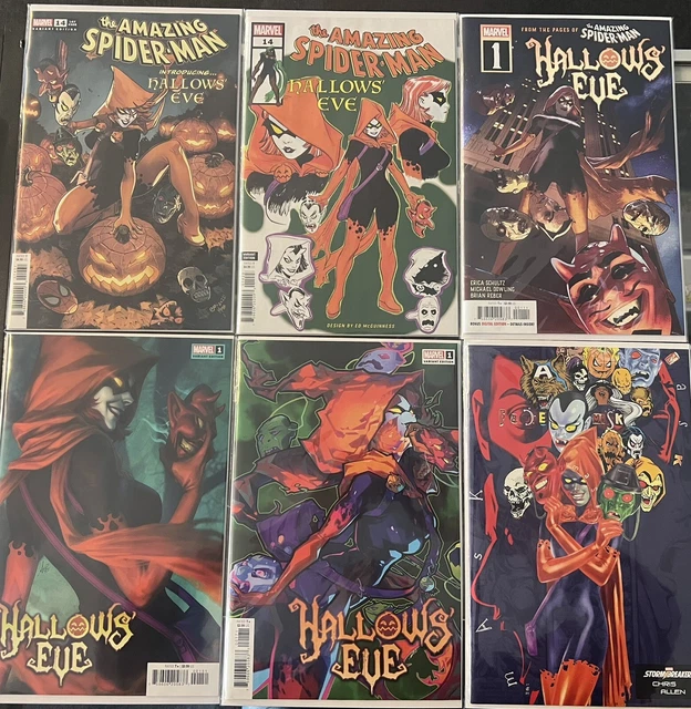Marvel Comics 2022-23 Amazing Spider-Man #14 & Hallow’s Eve #1 Lot Dark Web New