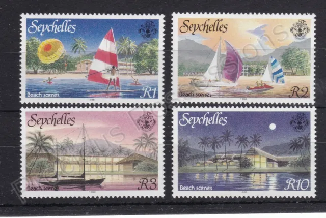 Seychelles Mnh Stamp Set 1988 Tourism Sg 683-686