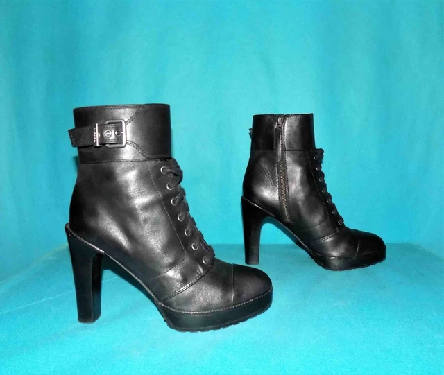 bottines boots DIESEL en cuir noir  pointure 38 EUR